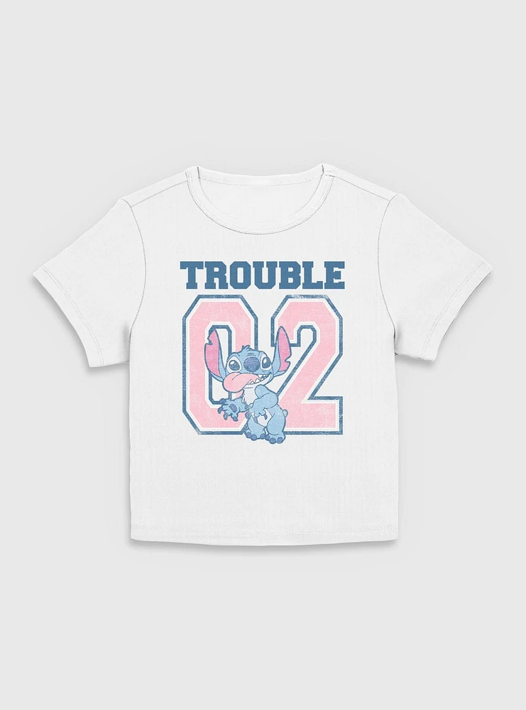 Disney Lilo & Stitch Trouble 02 Women Baby T-Shirt