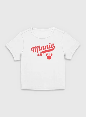 Disney Minnie Mouse Varsity  Women Baby T-Shirt