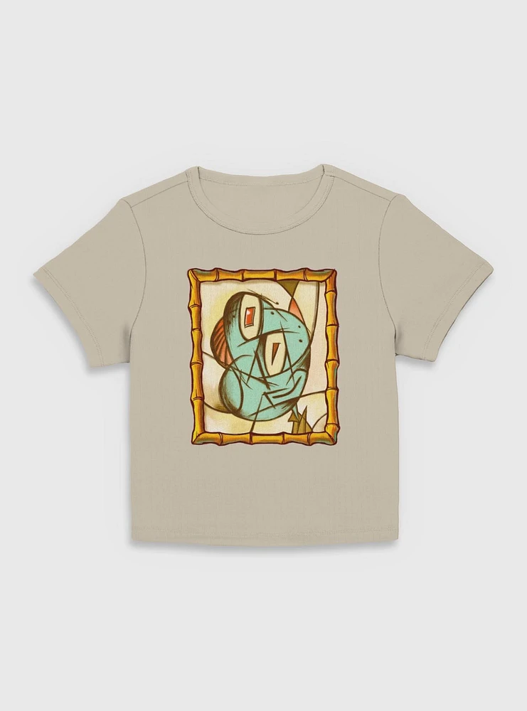 Spongebob Squarepants Squidward Scramble Women Baby T-Shirt