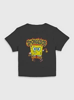 Spongebob Squarepants Flame  Women Baby T-Shirt