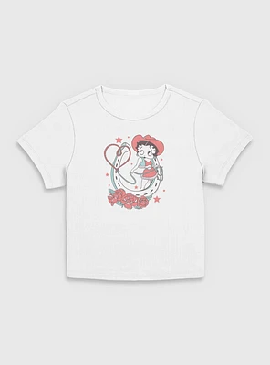 Betty Boop Rope My Heart Women Baby T-Shirt