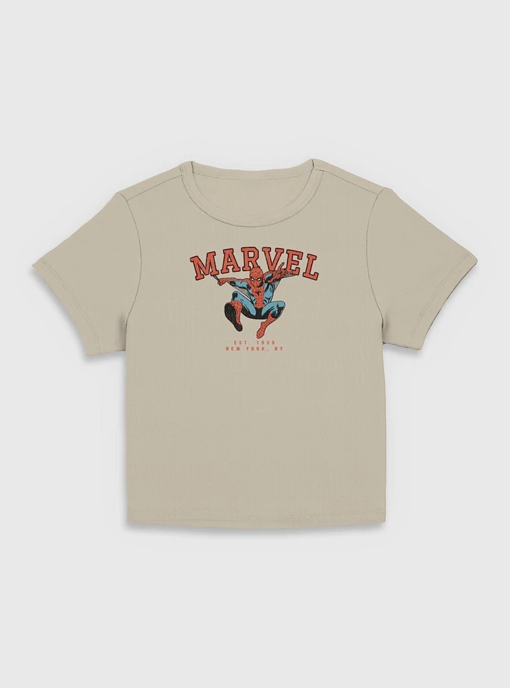 Marvel Collegiate Spidey Women Baby T-Shirt