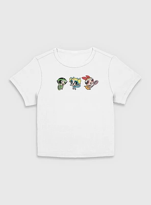 The Powerpuff Girls Play Tennis  Women Baby T-Shirt