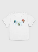 The Powerpuff Girls Playing On Ice  Women Baby T-Shirt
