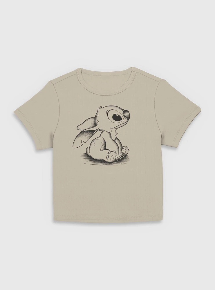 Disney Lilo & Stitch Sketchy Profile Women Baby T-Shirt
