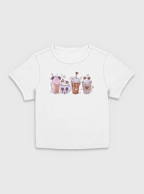 Disney Mickey Mouse Coffee Vibes Women Baby T-Shirt
