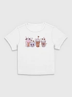 Disney Mickey Mouse Coffee Vibes Women Baby T-Shirt