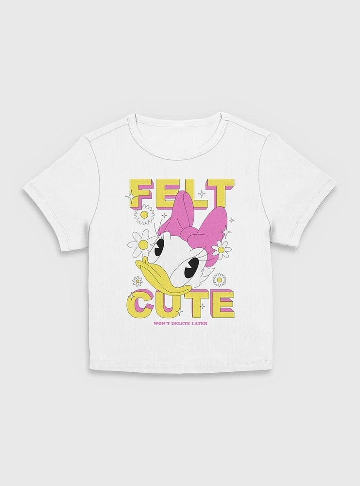 Disney Daisy Duck Felt Cute Women Baby T-Shirt