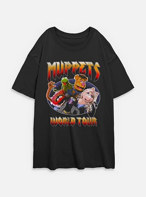 Disney The Muppets World Tour Womens Oversized T-Shirt