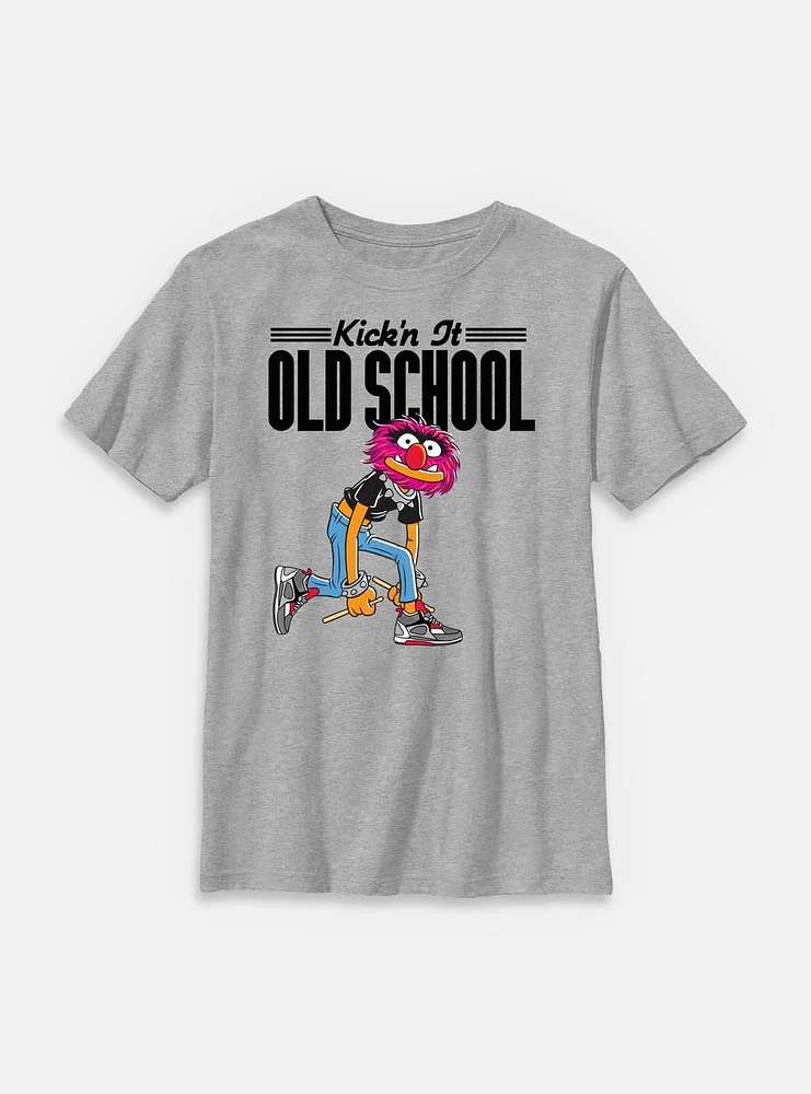 Disney The Muppets Kickin It Old School Youth T-Shirt