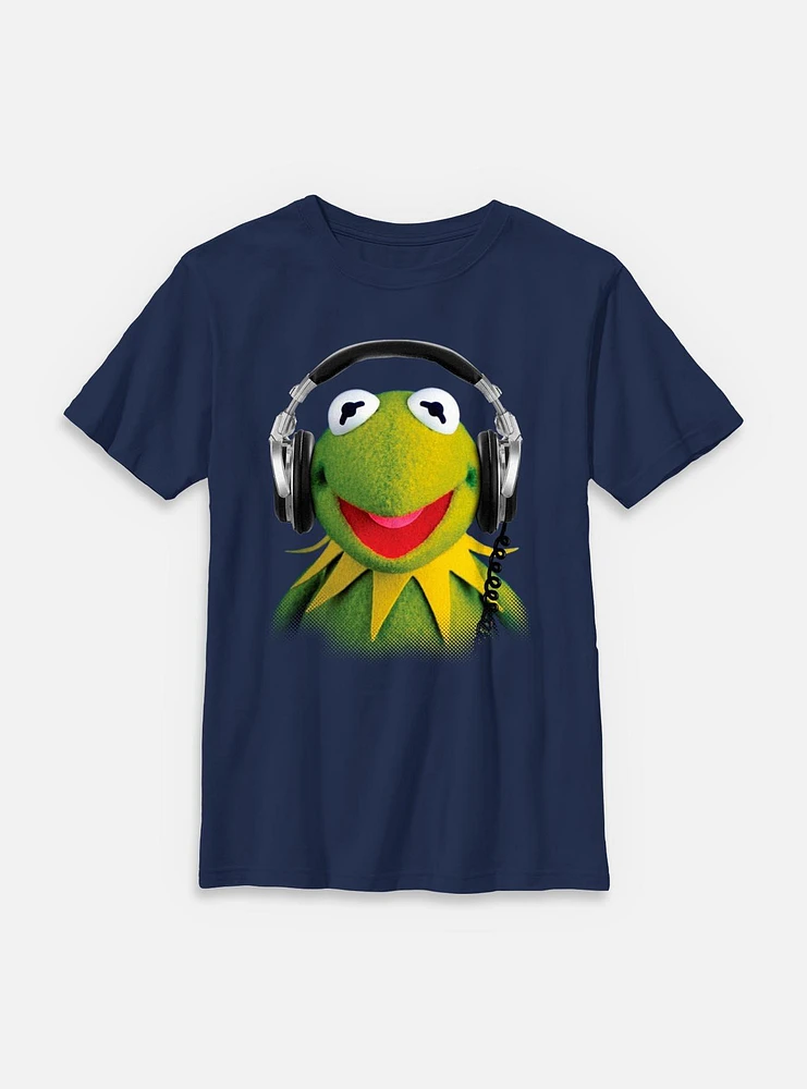 Disney The Muppets Kermit Headphones Youth T-Shirt
