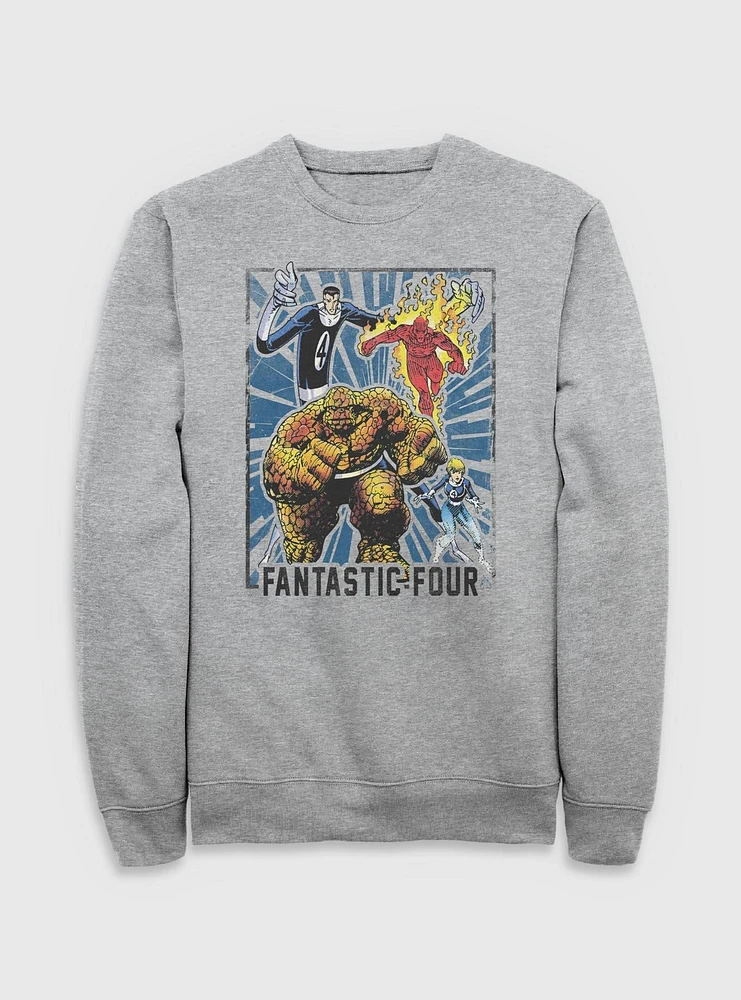 Marvel Fantastic Four Card Sweatshirt