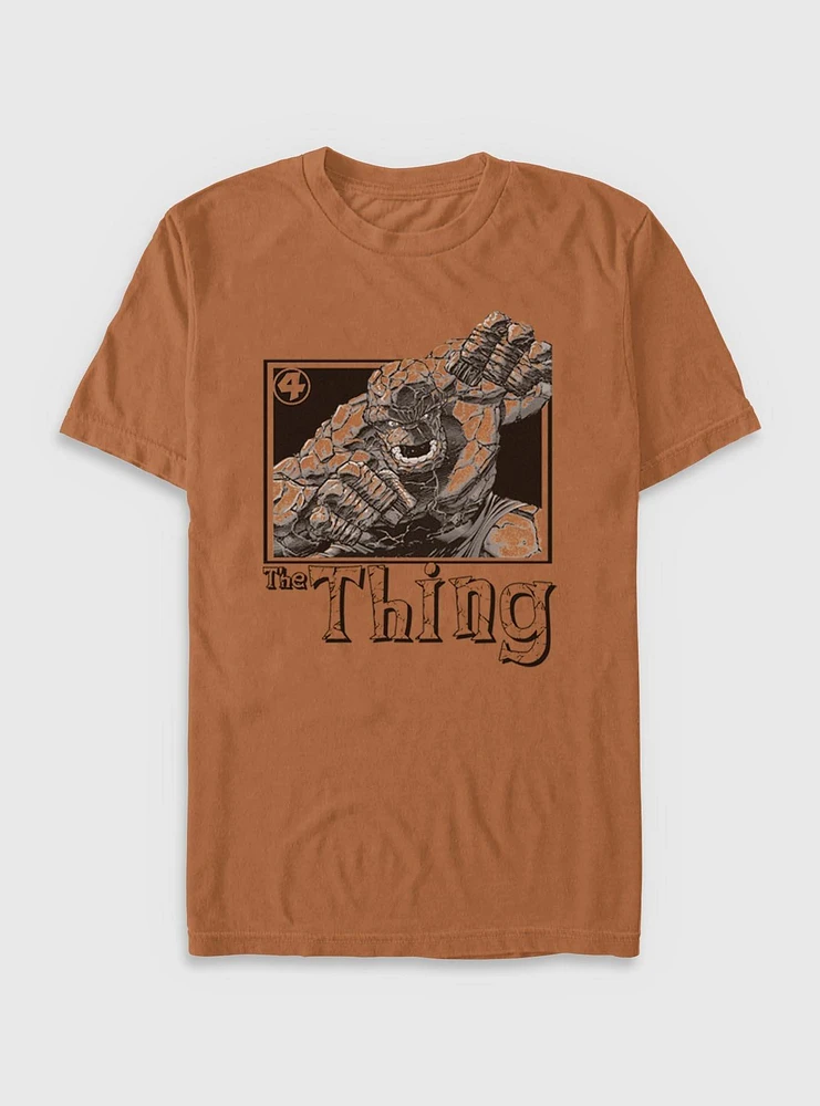 Marvel Fantastic Four The Thing Pose Garment Dye T-Shirt