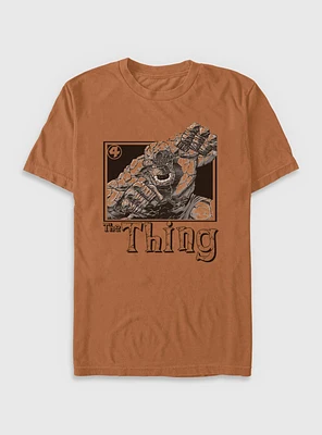 Marvel Fantastic Four The Thing Pose Garment Dye T-Shirt