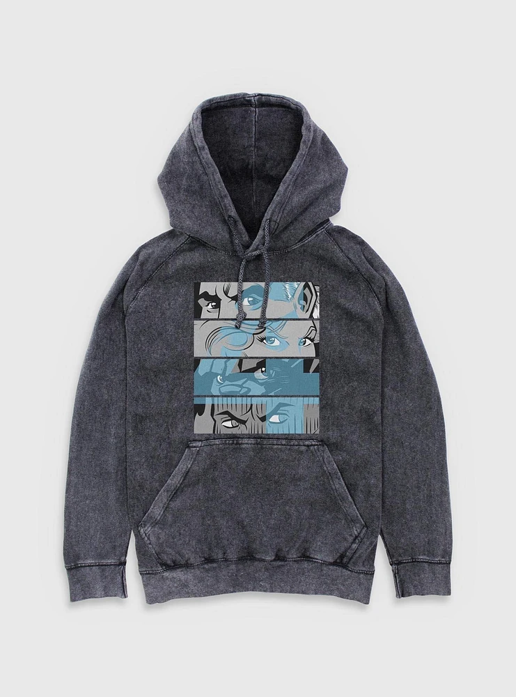 Marvel Fantastic Four Eyes Panels Mineral Wash Hoodie