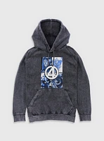 Marvel Fantastic Four Boxes Mineral Wash Hoodie