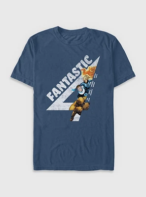 Marvel Fantastic Four Members Vintage Garment Dye T-Shirt