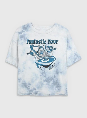 Marvel Fantastic Four Classic Fantasticar Tie-Dye T-Shirt