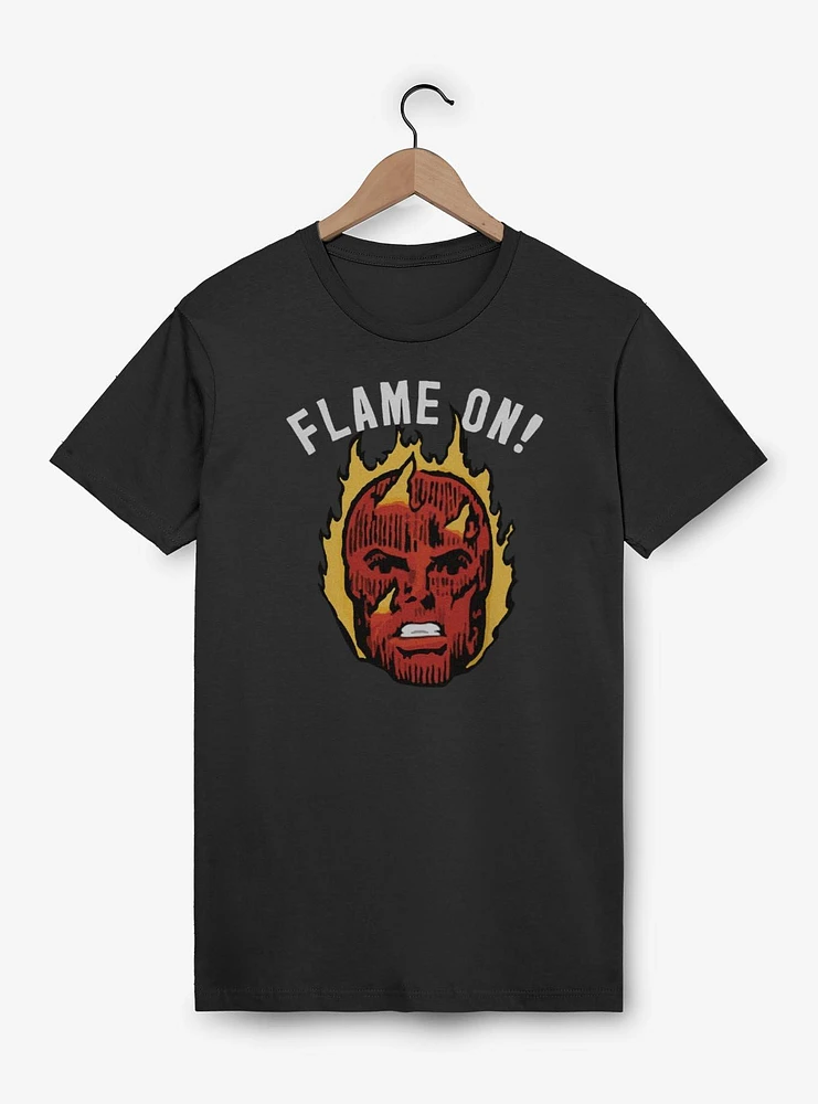 Marvel Fantastic Four Flame On Human Torch T-Shirt