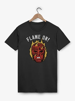 Marvel Fantastic Four Flame On Human Torch T-Shirt