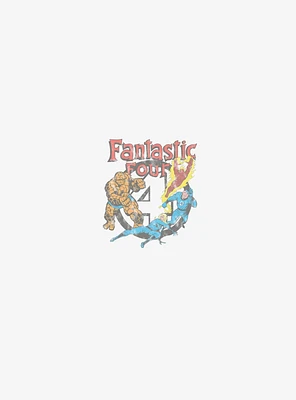 Marvel Fantastic Four Classic Squad Garment Dye T-Shirt