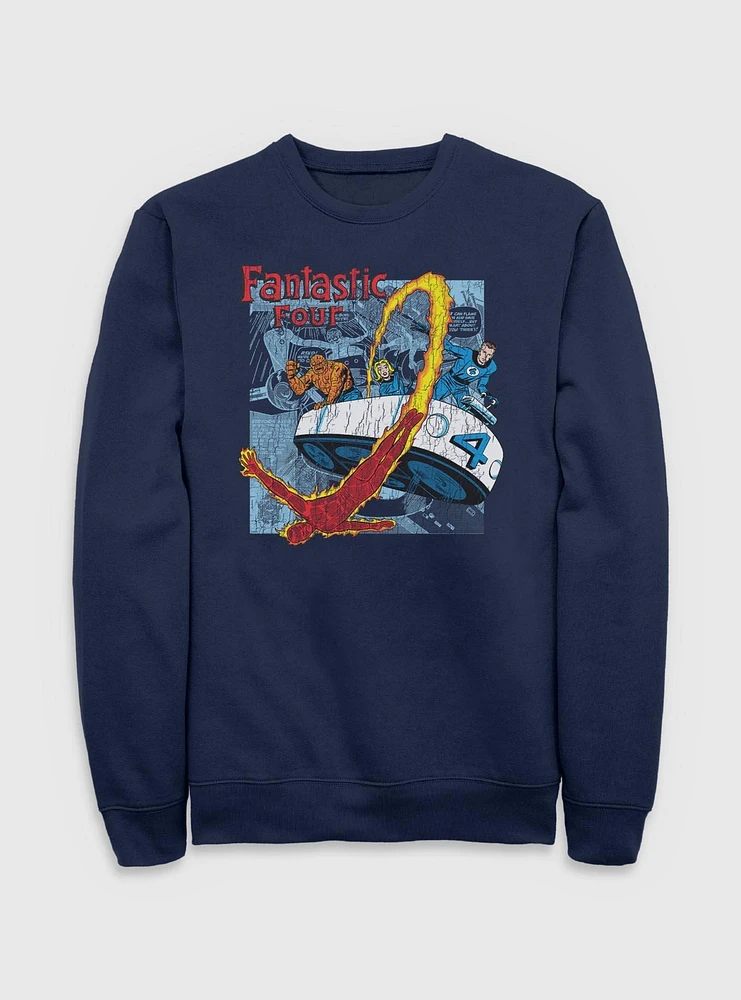 Marvel Fantastic Four Classic Comic Sweatshirt