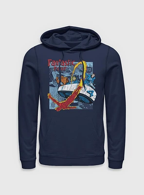 Marvel Fantastic Four Classic Comic Hoodie