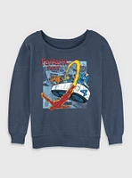 Marvel Fantastic Four Classic Comic Womens Slouchy Sweatshirt