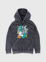 Marvel Fantastic Four Silver Surfer Shapes Mineral Wash Hoodie