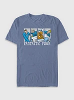 Marvel Fantastic Four Comic Panels Garment Dye T-Shirt