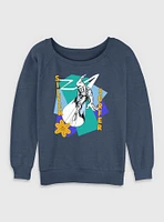 Marvel Fantastic Four Silver Surfer Shapes Womens Slouchy Sweatshirt