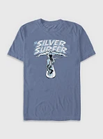 Marvel Fantastic Four The Silver Surfer Title Garment Dye T-Shirt