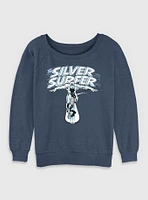 Marvel Fantastic Four The Silver Surfer Title Womens Slouchy Sweatshirt