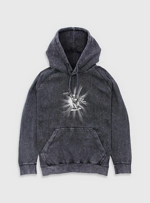 Marvel Fantastic Four Silver Surfer Action Mineral Wash Hoodie