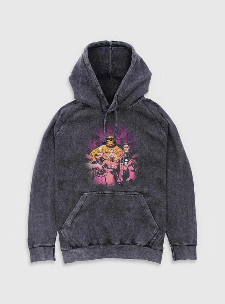 Marvel Fantastic Four Blame Mineral Wash Hoodie