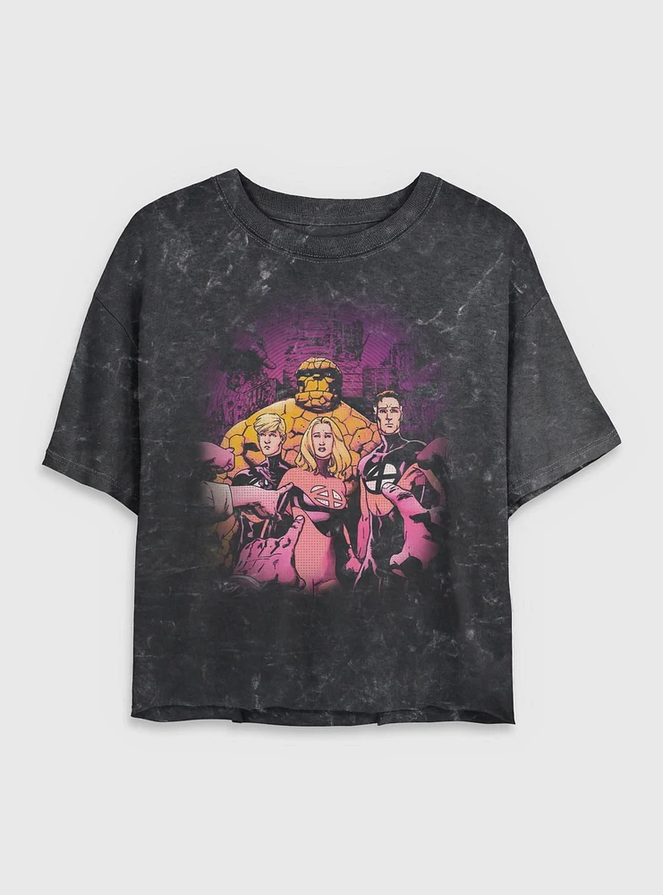 Marvel Fantastic Four Blame Mineral Wash T-Shirt