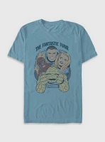 Marvel Fantastic Four 4 Of A Kind Garment Dye T-Shirt