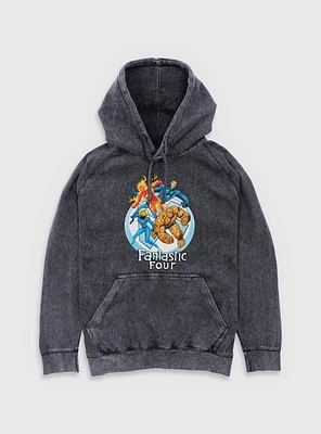 Marvel Fantastic Four Feelin' Mineral Wash Hoodie