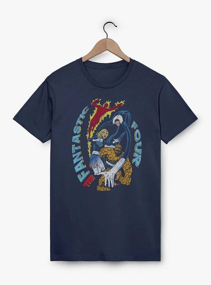 Marvel Fantastic Four Powers Garment Dye T-Shirt