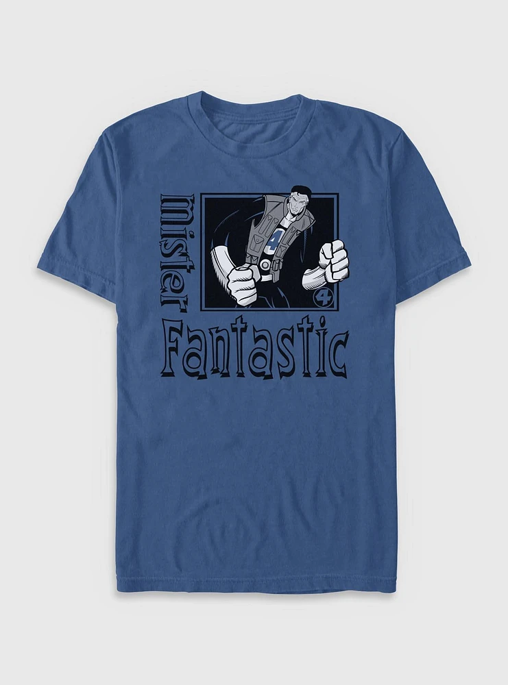 Marvel Fantastic Four Mr. Pose Garment Dye T-Shirt
