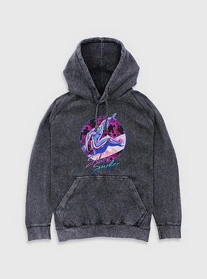 Marvel Fantastic Four Silver Surfer Classic Vibe Mineral Wash Hoodie