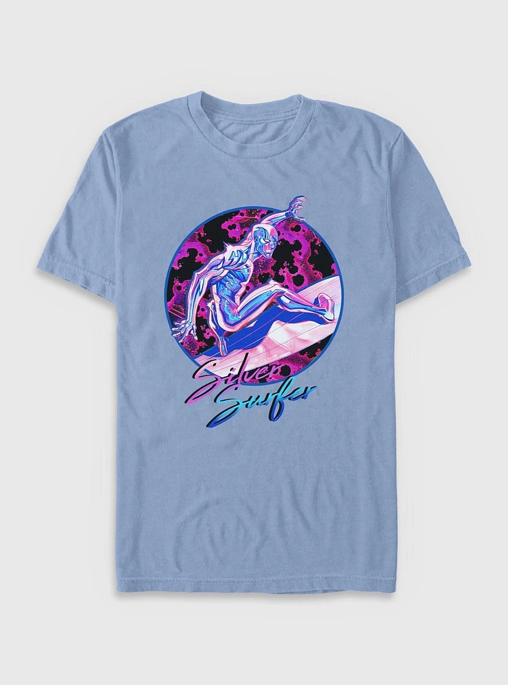 Marvel Fantastic Four Silver Surfer Classic Vibe Garment Dye T-Shirt