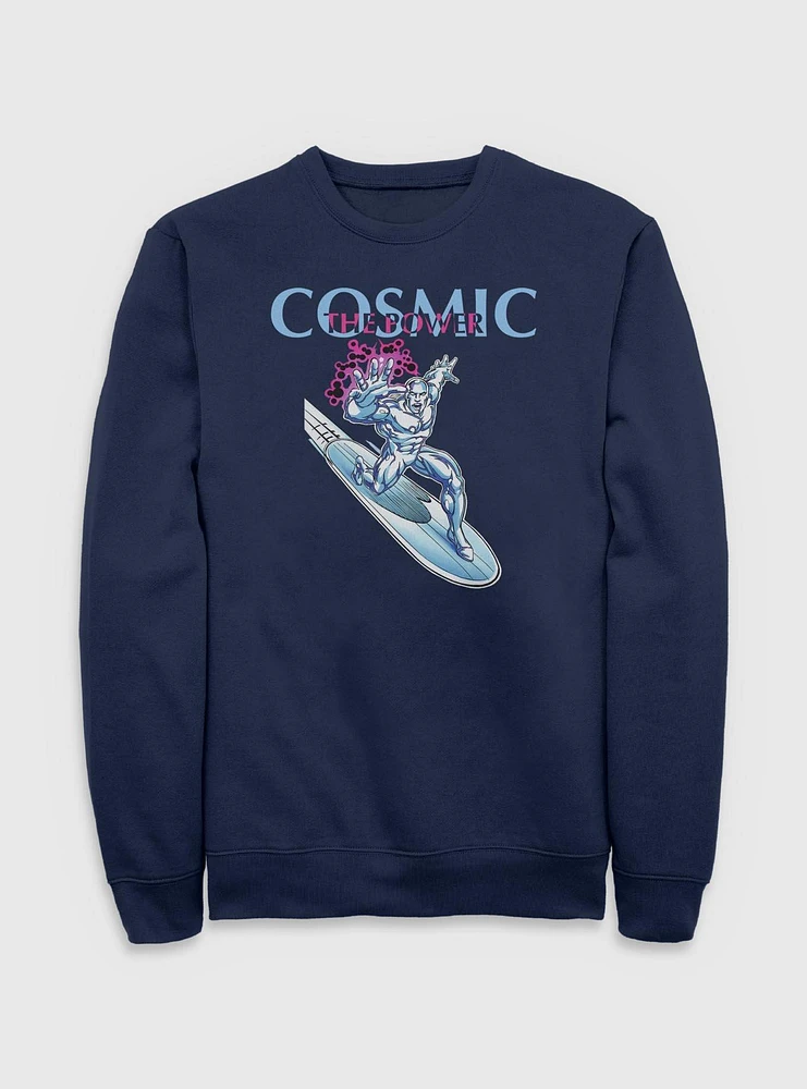 Marvel Fantastic Four The Cosmic Power Silver Surfer Sweatshirt