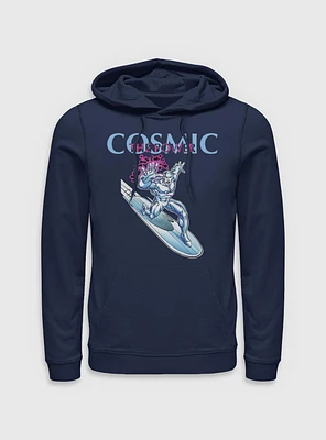 Marvel Fantastic Four The Cosmic Power Silver Surfer Hoodie