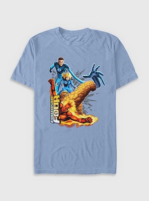 Marvel Fantastic Four Power Pack Garment Dye T-Shirt