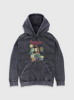 Marvel Fantastic Four Comic Vs Giganto Mineral Wash Hoodie