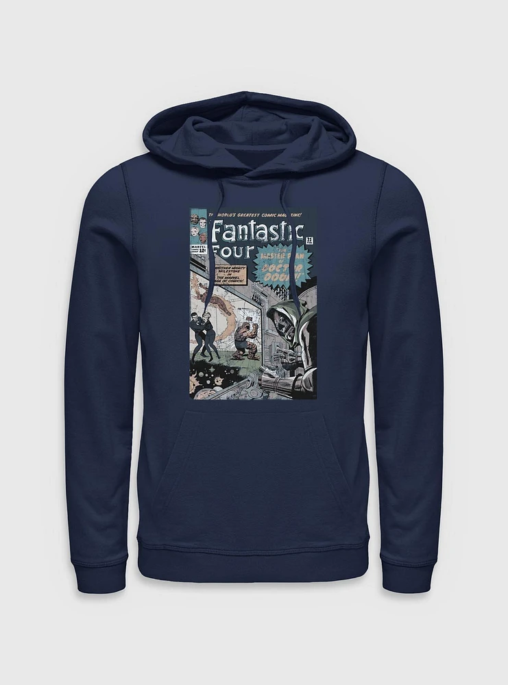 Marvel Fantastic Four Master Plan Of Doctor Doom Comic Hoodie