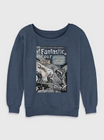 Marvel Fantastic Four Master Plan Of Doctor Doom Comic Womens Slouchy Sweatshirt