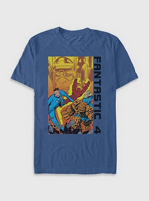 Marvel Fantastic Four Vs Galactus Garment Dye T-Shirt