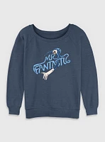 Marvel Fantastic Four Stretch Mr. Womens Slouchy Sweatshirt